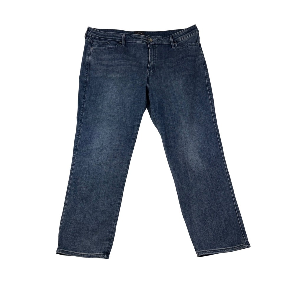 Classic Dark Blue Women's Jeans - Comfortable Everyday Fit - Picture 2 of 8